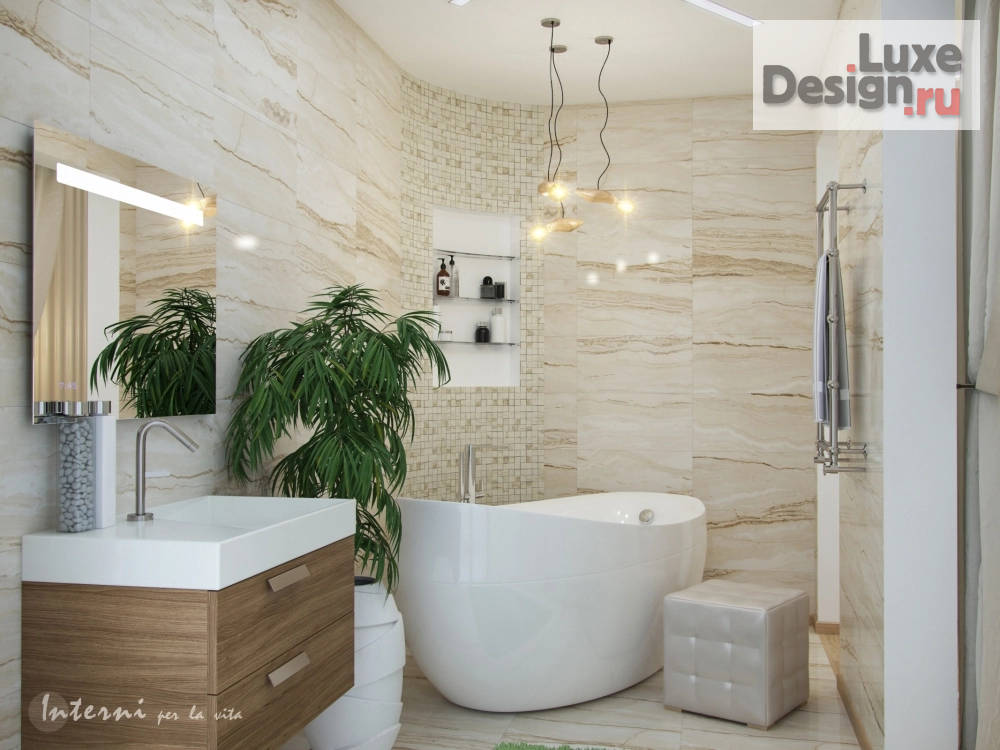 Дизайн интерьера коттеджа "Воздух" (фото 4)