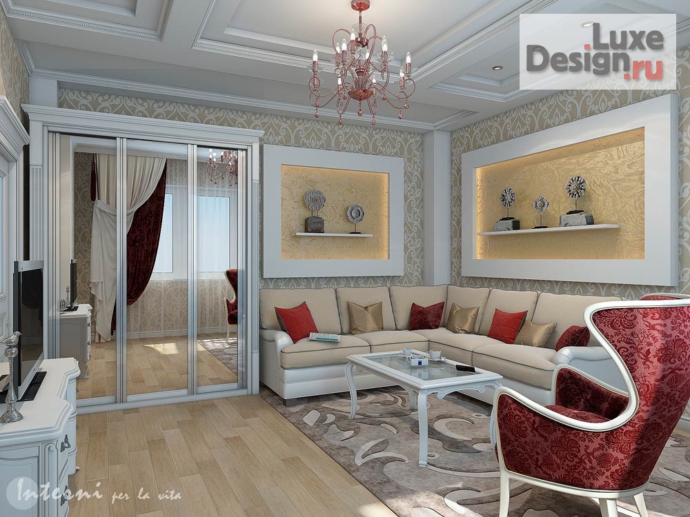 Дизайн интерьера коттеджа "Дизайн интерьера гостевой комнаты. Сочи" (фото 2)