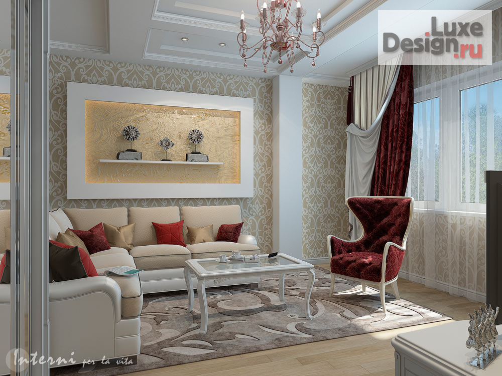 Дизайн интерьера коттеджа "Дизайн интерьера гостевой комнаты. Сочи" (фото 1)