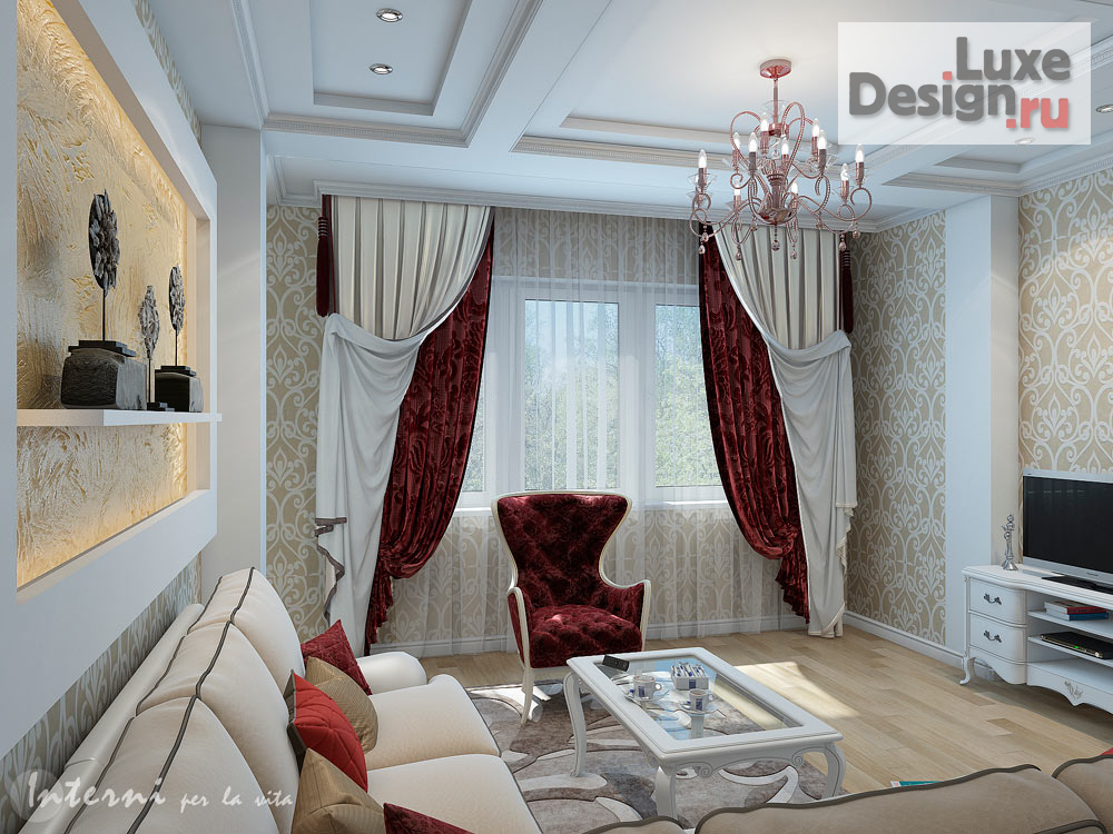 Дизайн интерьера коттеджа "Дизайн интерьера гостевой комнаты. Сочи" (фото 3)