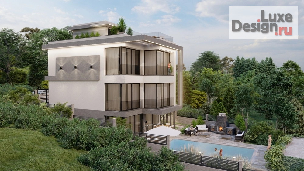 Частная архитектура "Эскизный проект частного жилого дома в  Адлерском р-не г. Сочи" (фото 3)