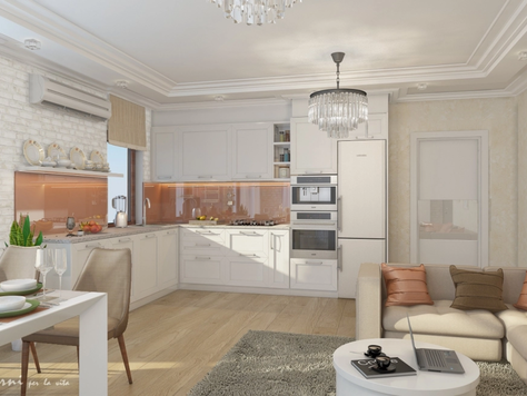 Дизайн интерьера в Сочи "Воздух"